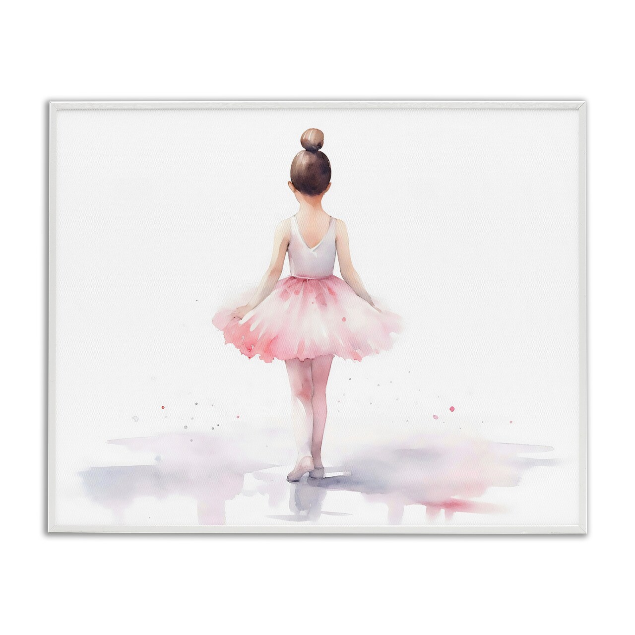 Stupell Industries Ballerina Facing Away Framed Giclee, design by Creative Studio